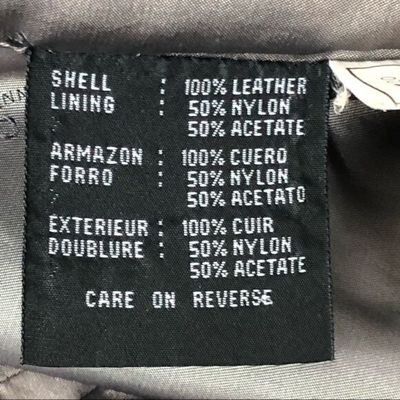 Kenneth Cole Reaction Leather Jacket Size Large - Picture 12 of 12